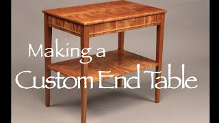 End Table Building Process Doucette and Wolfe Furniture Maker [upl. by Ettezil]