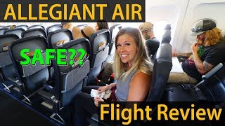 ALLEGIANT AIRLINES FLIGHT REVIEW  Airbus A319  Bellingham to Las Vegas [upl. by Adnamas]