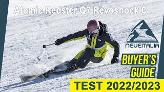 Atomic Redster Q7 Revoshock C  NeveItalia SkiTest 20222023 [upl. by Aekim939]