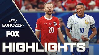 Austria vs France Highlights  UEFA Euro 2024 [upl. by Sylera]