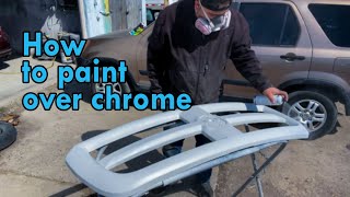 How To Paint Over Chrome  BKG [upl. by Violetta]