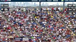 Novak Djokovic SMILING AT ADVERSITY  US Open 2011 [upl. by Walworth397]