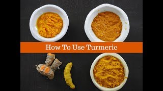 How To Cook with Turmeric Powder and Root [upl. by Ahsienet598]