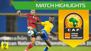 Gabon vs Morocco  Orange African Nations Championship Rwanda 2016 [upl. by Eilagam]