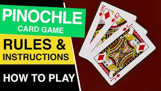 How to Play Pinochle Card Game [upl. by Anegroeg]