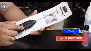 IKEA MILK FROTHER Review amp Battery Installation [upl. by Bacchus64]