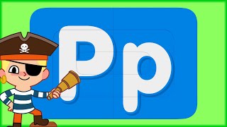 Learn words that start with the letter quotPquot  Turn amp Learn ABCs [upl. by Eimia967]