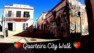 Quarteira City Walk Algarve Portugal 🇵🇹🚶🌞 [upl. by Laamaj]