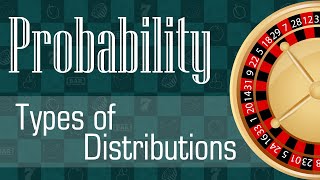 Probability Types of Distributions [upl. by Atirb]