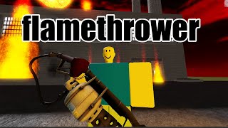 Roblox Flamethrower Neighborhood War [upl. by Orlanta]