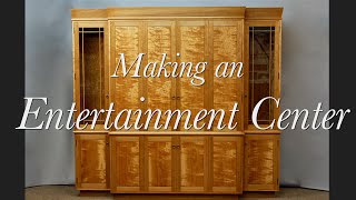 Entertainment Center Building Process by Doucette and Wolfe Furniture Makers [upl. by Yziar189]