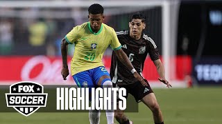 Mexico vs Brazil Highlights  International Friendly [upl. by Aniral181]