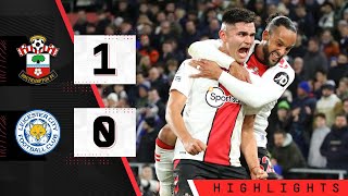 HIGHLIGHTS Southampton 10 Leicester  Premier League [upl. by Atnes]