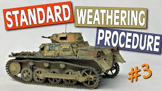 How to Paint amp Weather DAK Model Tanks  Standard Weathering Procedure Ep3 [upl. by Mannie43]