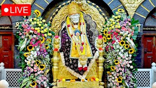 Live Shirdi SaiBaba Darshan 5 January 2025  Shirdi Live saidarshan [upl. by Earb]