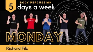 MONDAYBODY PERCUSSION 5 Days A Week [upl. by Neladgam]