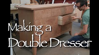 Double Dresser building process by Doucette and Wolfe Furniture Makers [upl. by Alyek]