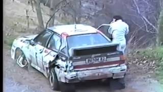 Crash Michele Mouton and Fabrizia Pons WRC Rally MonteCarlo 1983 [upl. by Assyle695]