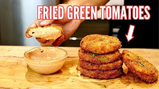 Fried Green Tomatoes  Remoulade Sauce  Quick amp Easy Recipe [upl. by Anyaled806]