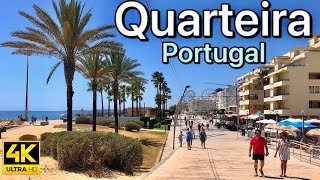 Quarteira  Portugal Walking tour  Algarve 4K Ultra HD [upl. by Kittie]