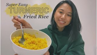 Easiest Turmeric Fried Rice Recipe [upl. by Datha]