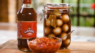 Pickled Onions Recipe  Sarsons [upl. by Rairb488]