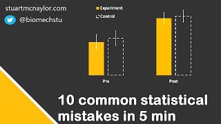 Ten Statistical Mistakes in 5 Min [upl. by Yeldoow39]