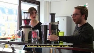 Extracteur de jus ou centrifugeuse  le match [upl. by Imuy]