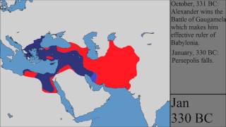 The Conquests of Alexander the Great Every Month [upl. by Tserof]