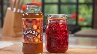 How to Make Pickled Red Cabbage  Sarsons [upl. by Shannah]