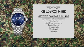 Glycine Combat 6 GL106 [upl. by Winnie]