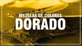 COMO HACER EL COLOR DORADO 🥇 Mezclas de Colores Paso a Paso [upl. by Hannie]