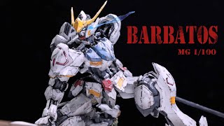 GUNDAM BARBATOS MG 1100 I made some battle damage weathering and a snowscape [upl. by Castro591]