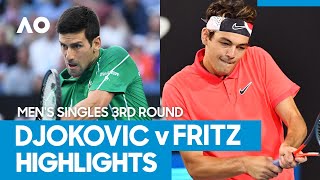 Novak Djokovic vs Taylor Fritz Match Highlights 3R  Australian Open 2021 [upl. by Don]