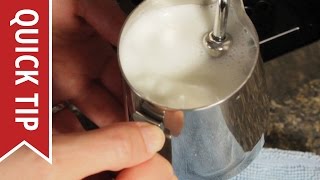 How to AutoFroth Milk for Lattes [upl. by Leuqram264]