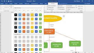 CÓMO HACER UN MAPA CONCEPTUAL EN WORD [upl. by Yleme]