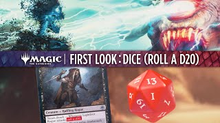 Dice Roll a D20  First Look Adventures In The Forgotten Realms  Magic The Gathering [upl. by Gertrud]