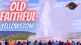 Old Faithful Geyser  Yellowstone National Park [upl. by Trellas]