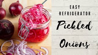 Pickled Red Onions Recipe Easy [upl. by Orimar314]