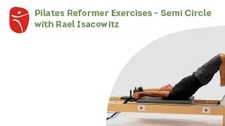 Pilates Reformer Exercises  Semi Circle [upl. by Nylhtiak]