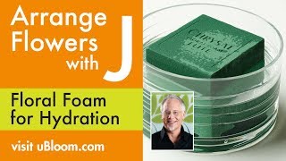 How to use Flower Foam for creating Flower Arrangements [upl. by Stanwinn921]