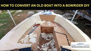 Boat conversion into Bowrider [upl. by Atul]