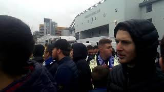 norwich ULTRAS AND ipswich ULTRAS clash after match at carrow road after derby day match [upl. by Itsud684]