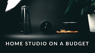 How to Build a HOME PHOTOGRAPHY STUDIO in a SMALL PLACE [upl. by Kitchen]