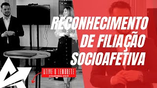 DIREITO DE FAMÍLIA Reconhecimento de filiação socioafetiva [upl. by Berke]