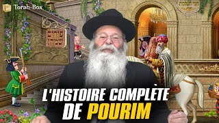 LHISTOIRE COMPLÈTE DE POURIM racontée par Rav Uzan [upl. by Sitnalta]