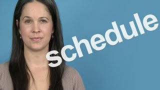 How to Pronounce Schedule  American English [upl. by Nivlac]