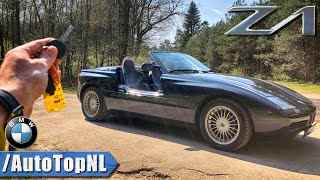 1991 BMW Z1 Roadster REVIEW POV Test Drive by AutoTopNL [upl. by Norrabal]