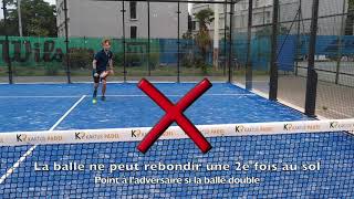 Les règles du Padel [upl. by Aicercul]