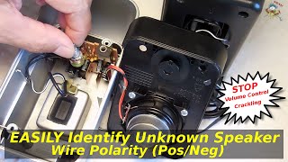 How To Easily Identify Speaker Wire PolarityPositive amp Negative [upl. by Sioux]